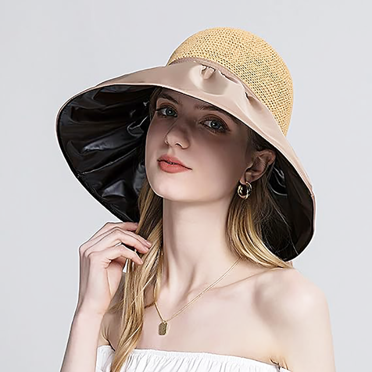Buy Fashion Extra Large Beach Sun Hat Women Boho Anti UV