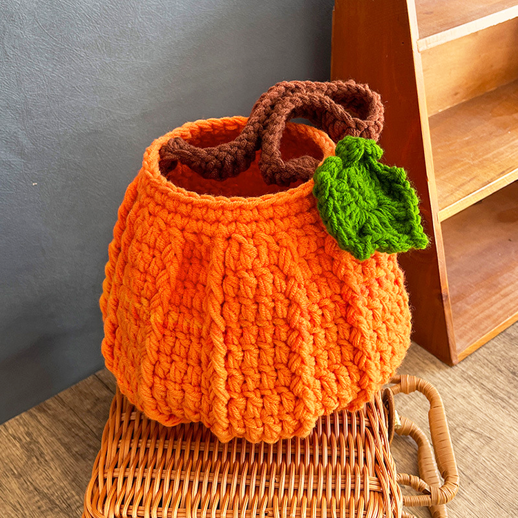 Felt Jack O' Lantern Pumpkin Bag | Tara Treasures